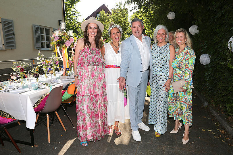 Sandra Rehm, Anni Carlsson, Joachim Llambi, Birgit Schrowange und Jennifer Knäble Sandra Rehm, Anni Carlsson, Joachim Llambi, Birgit Schrowange und Jennifer Knäble