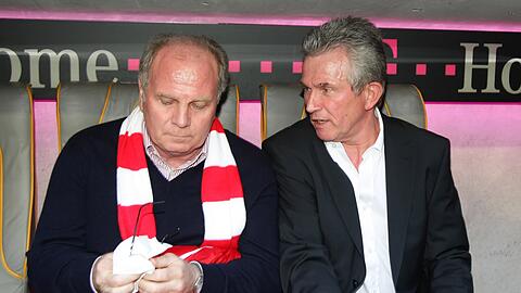 Die beiden verstehen sich: Uli Hoeneß und Jupp Heynckes.
