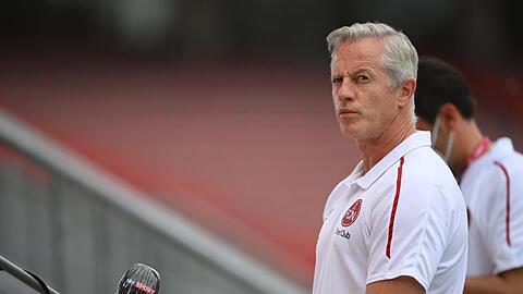 Der Nürnberger Trainer Jens Keller. Foto: Matthias Hangst/Getty Images Europe/Pool/dpa/Archivbild