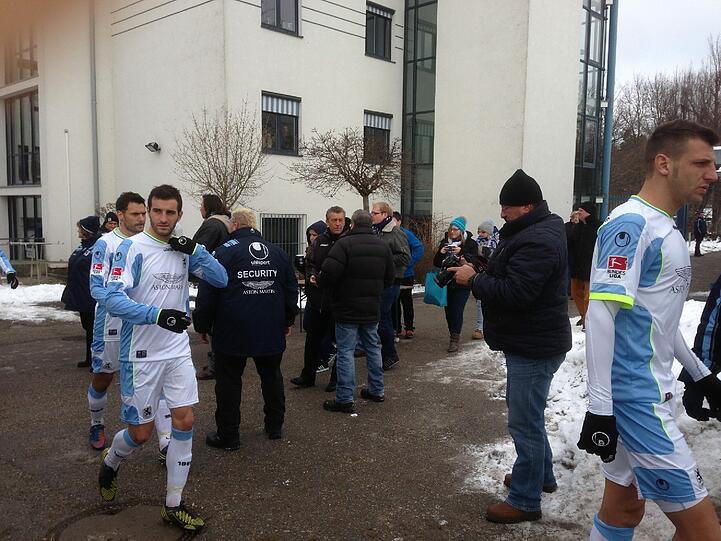 Die Löwen treffen heute auf dem Trainingsgelände auf den VfR Aalen.