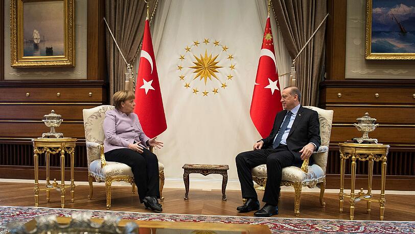 Angela Merkel und Recep Tayyip Erdogan. Angela Merkel und Recep Tayyip Erdogan.