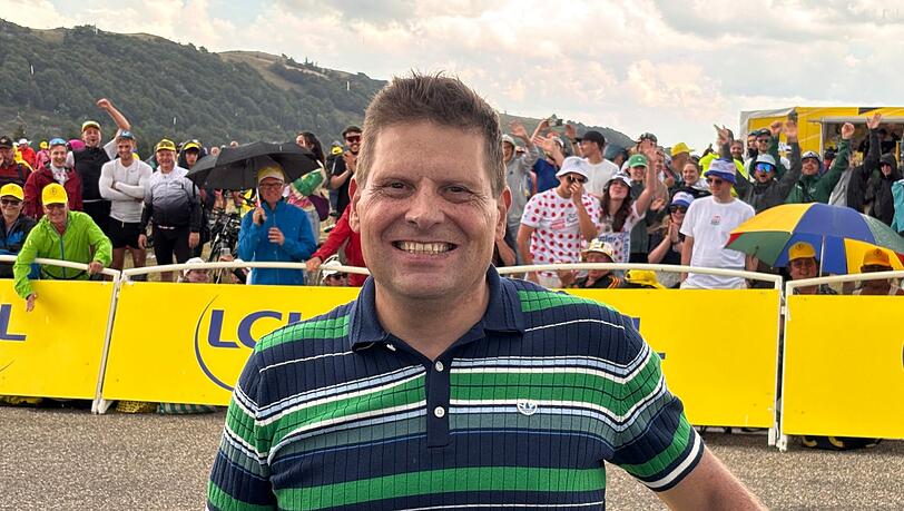 Jan Ullrich war als Zaungast bei der Tour dabei. Jan Ullrich war als Zaungast bei der Tour dabei.
