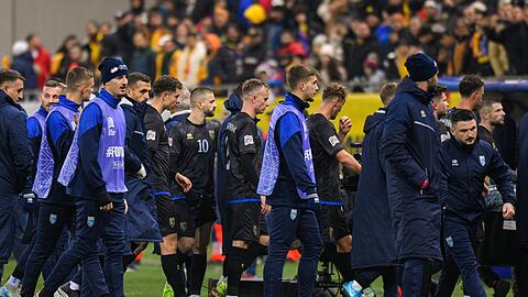 Wegen Provokationen verließ Kosovos Nationalteam den Platz.
