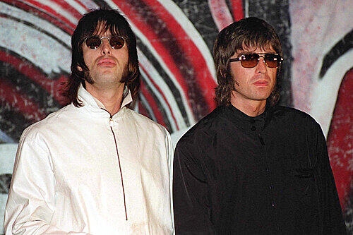 Die Brüder Liam und Noel Gallagher der Band Oasis.