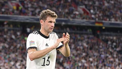 Thomas Müller bestritt gegen England sein 114. Länderspiel für die DFB-Elf.