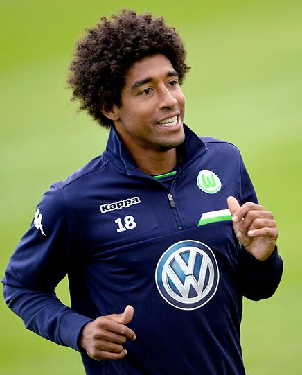Dante bei seinem ersten Training mit dem VfL Wolfsburg.