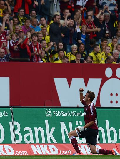 In der 31. Minute brachte Peckhart die Nürnberger sogar mit 1:0 in Führung.