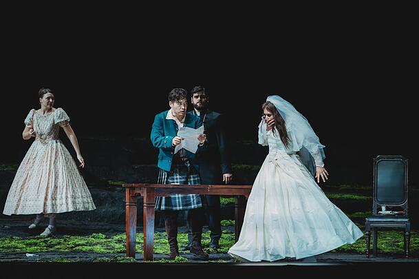 Sarah Blanch mit Kang Wang.