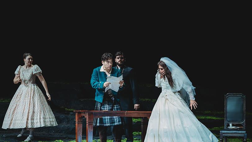 Sarah Blanch mit Kang Wang.