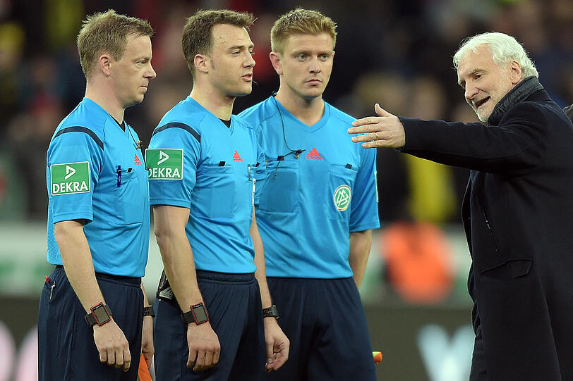 Kochte nach dem Spiel wie ein Vulkan: Rudi Völler.