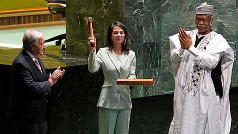 Annalena Baerbock ist jetzt Präsidentin der UN-Vollversammlung.