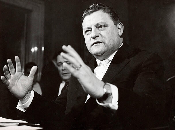 Der Ex-CSU-Vorsitzende Franz Josef Strau&szlig; war ein langj&auml;hriger Freund von Uschi Glas.