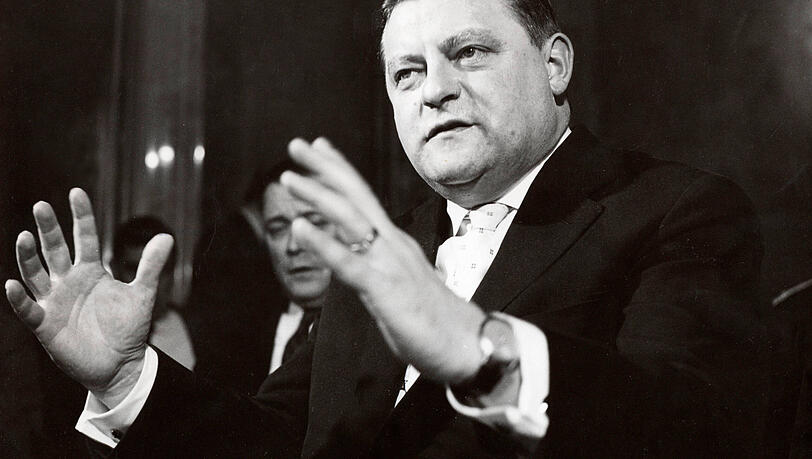 Der Ex-CSU-Vorsitzende Franz Josef Strau&szlig; war ein langj&auml;hriger Freund von Uschi Glas.