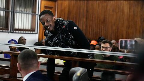 Bellarmine Mugabe vor dem Amtsgericht Alexandra in Johannesburg.