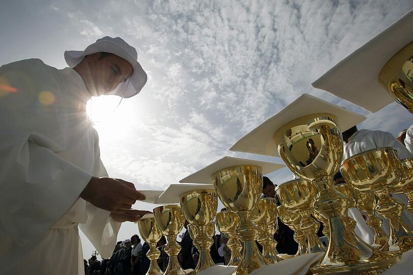Mehr als eine Million Gläubige kamen zum Abschluss des Weltjugendtages. Die Bilder von der Messe mit Papst Benedikt XVI.