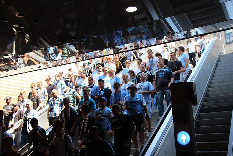 Der Protestmarsch der Fans des TSV 1860 gegen RB Leipzig: Die Bilder.