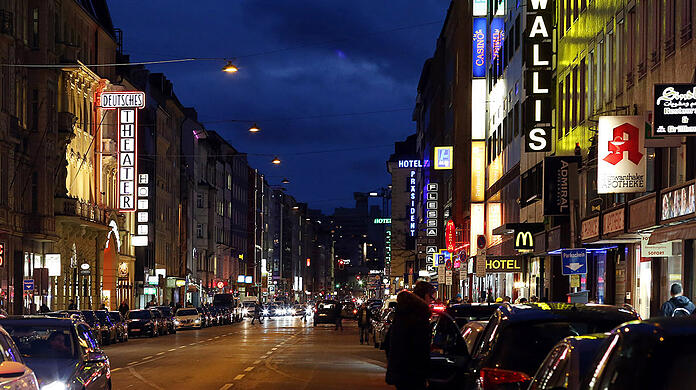 Viel Asphalt, kein Grün: Blick in die Schwanthalerstraße. (Archivbild)