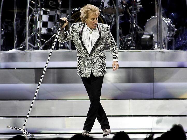 Rod Stewart 2016 im Ziggo Dome in Amsterdam.
