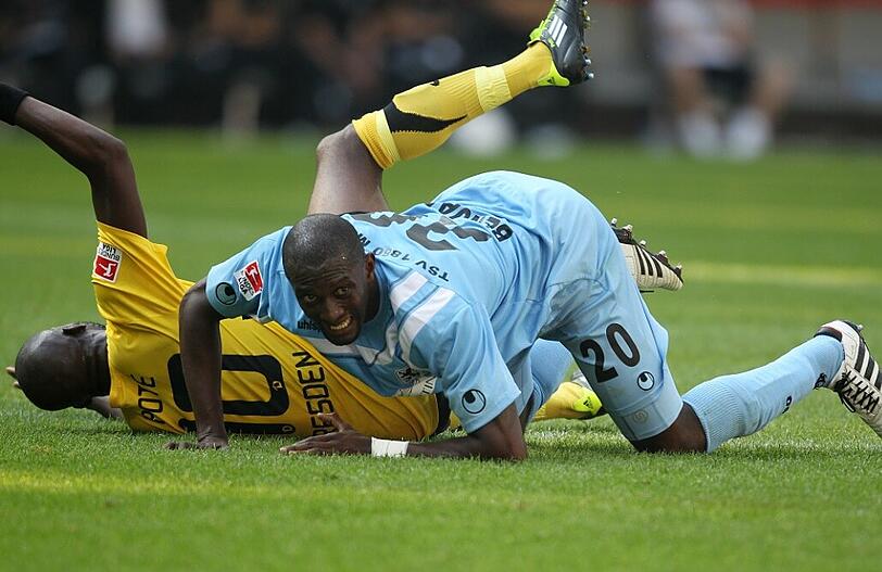 Löwen-Zugang Collin Benjamin beim 2:4 gegen Dresden