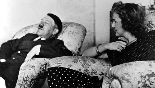 Adolf Hitler und seine Geliebte Eva Braun.