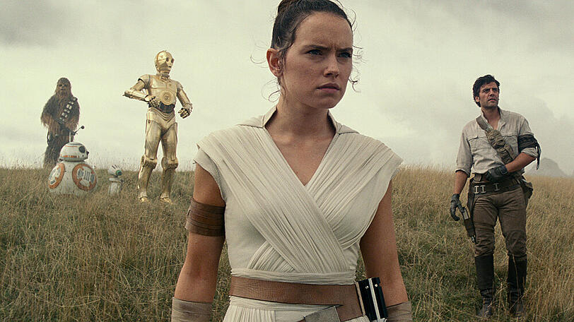 Rey (v.) wird auch in "Star Wars: Der Aufstieg Skywalkers" von Daisy Ridley verkörpert