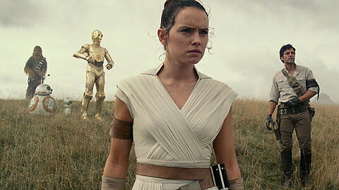 Rey (v.) wird auch in "Star Wars: Der Aufstieg Skywalkers" von Daisy Ridley verkörpert