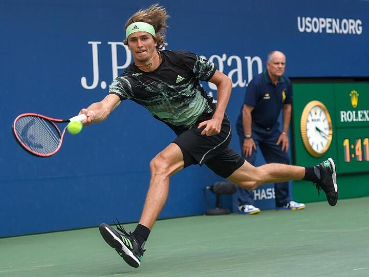 Steht bei den US Open erstmals im Achtelfinale: Alexander Zverev.
