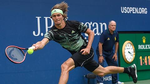 Steht bei den US Open erstmals im Achtelfinale: Alexander Zverev.