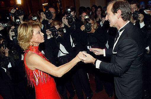 &bdquo;Schätzchen&ldquo; Uschi Glas (68) 2005 mit Dieter Hermann beim Filmball.
