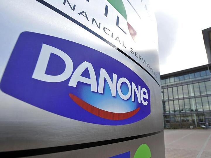 Die Deutschland-Zentrale von Danone in Haar bei München. Foto: Andreas Gebert/dpa