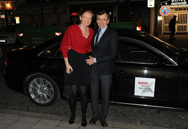 Gesamtvertriebsleiter Audi Süd Thomas Günther mit Ehefrau Carolin.