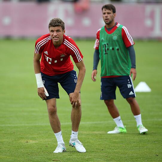Die Bilder vom zweiten öffentlichen Training des FC Bayern.
