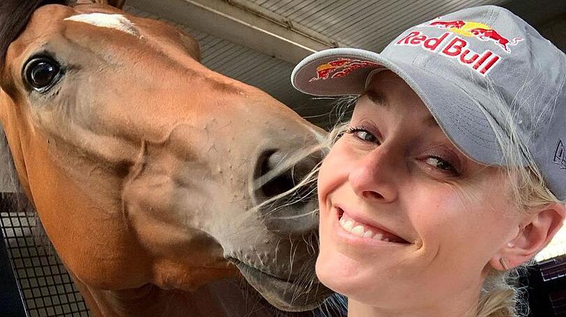 Findet Trost bei Pferden: Lindsay Vonn