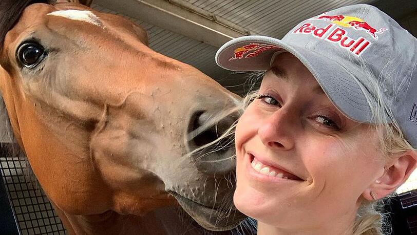 Findet Trost bei Pferden: Lindsay Vonn Findet Trost bei Pferden: Lindsay Vonn
