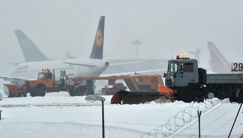 Bilder vom Münchner Flughafen.