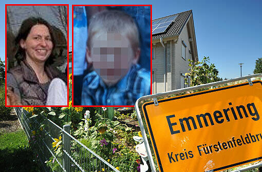 In diesem hellen Holzhaus mit liebevoll hergerichtetem Garten ist die unfassbare Tat geschehen...