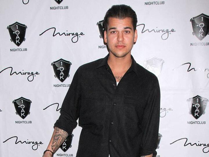 So will er wieder aussehen: Rob Kardashian auf seiner Geburtstagsfeier im Jahr 2012