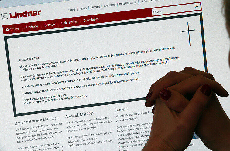 Am Montag fand ein Trauergottesdienst für die sechs Todesopfer statt.