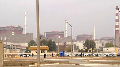 Das Kernkraftwerk Saporischschja: Ein Block des Akw musste teilweise abgeschaltet werden.