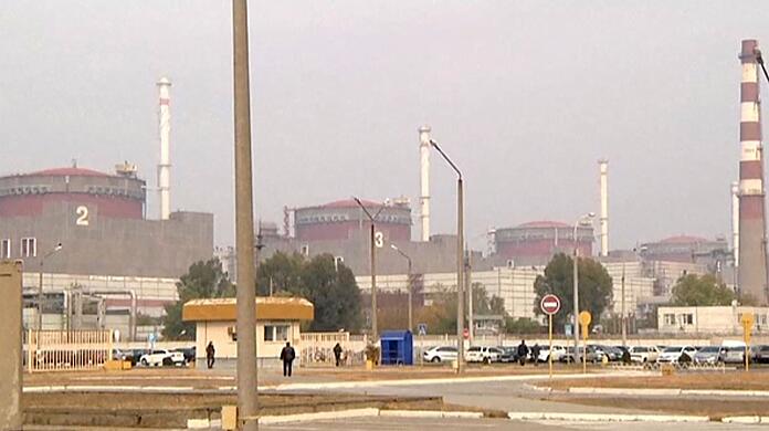Das Kernkraftwerk Saporischschja: Ein Block des Akw musste teilweise abgeschaltet werden.