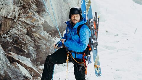 "Die Bergretter: Seelenfrieden": Markus Kofler (Sebastian Str&ouml;bel) im Einsatz.