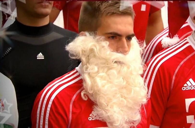 Nikolaus Lahm: Kapitän Philipp Lahm mit Rauschebart.