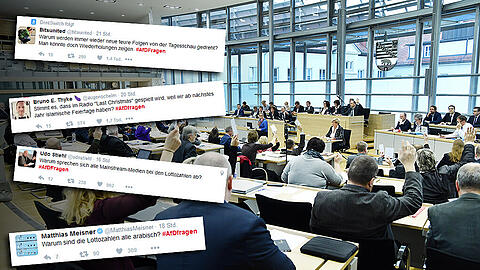 Zehn Wochen Bearbeitungszeit: Der sächsische Landtag hat den Mammut-Fragenkatalog offenbar abgesegnet. Jetzt ist die Staatsregierung am Zug.