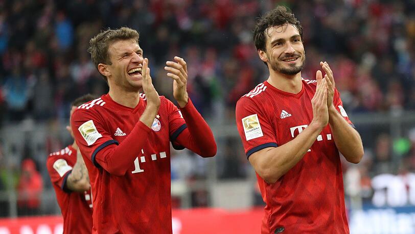 Mats Hummels (r.) spielte bis zum Sommer mit Thomas Müller beim FC Bayern - nun kehrte er in die Allianz Arena zurück. Mats Hummels (r.) spielte bis zum Sommer mit Thomas Müller beim FC Bayern - nun kehrte er in die Allianz Arena zurück.