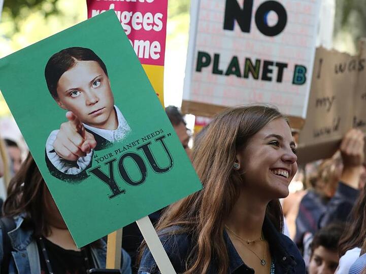 Rund 100.000 Menschen gingen in London auf die Straße.