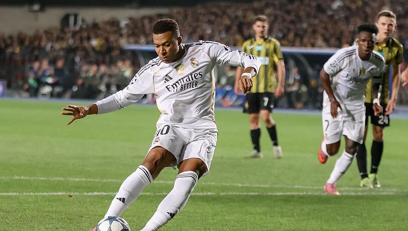 Kylian Mbappe trifft für Real Madrid nach Belieben.
