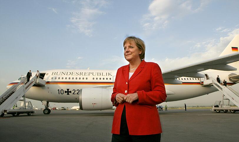 Aber auch die Kanzlerin nahm den Regierungsflieger ebenso oft in Anspruch...
