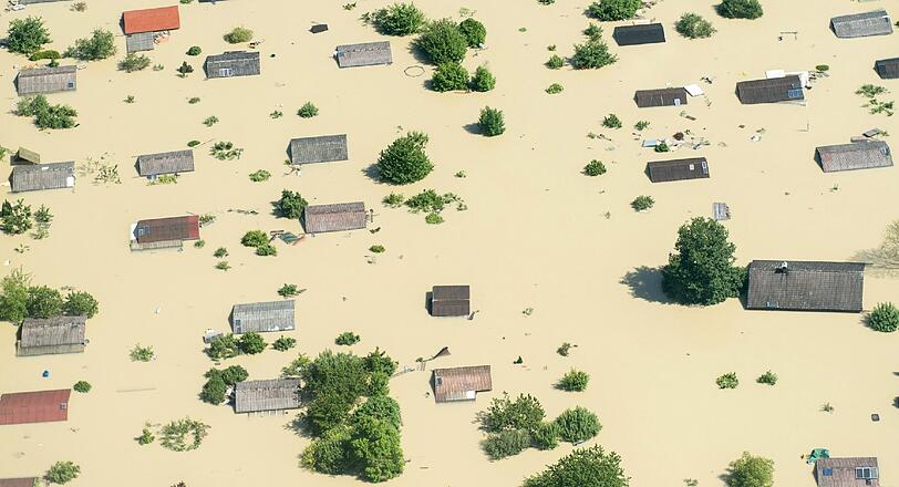 Aktuelle Fotos vom Hochwasser in Deggendorf: Fotos von der Flut.