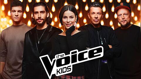 Bewährtes "The Voice Kids"-Team: Wincent Weiss (v.l.), Alvaro Soler, Lena Meyer-Landrut, Michi Beck und Smudo gehen auch 2024 wieder auf Talentsuche.