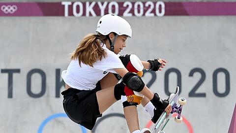 Lilly Stoephasius kam im Skateboard-Park auf den neunten Platz.